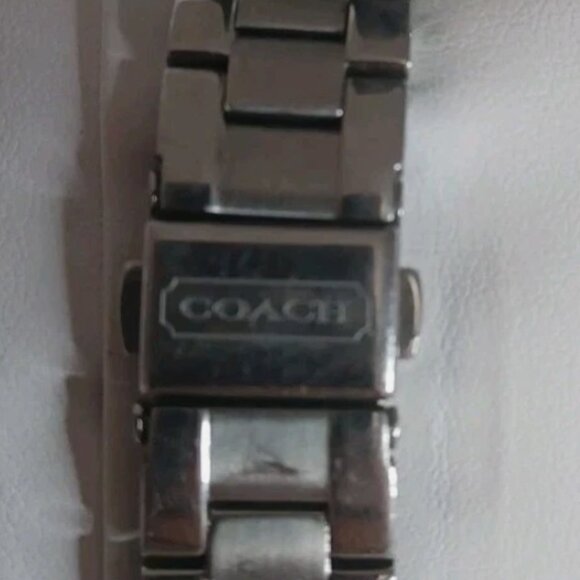 COACH Stainless Steel Signature Quartz Watch CA.64.7.14.0606 Silver - Picture 8 of 8